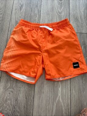 Reima Orange Kids' Swim Trunks with Drawstring Waist